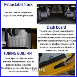 Mini Excavator 1.8 Ton Tracked Digger KUBOTA Diesel Engine Track Digger US