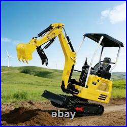 Mini Excavator 1.8 Ton Tracked Digger KUBOTA Diesel Engine Track Digger US