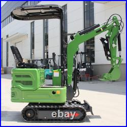 Mini Excavator 1 Ton 13.5hp B&S EPA Gas Engine Tracked Crawler Digger Free Ship