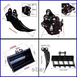 Mini Excavator 1 Ton 13.5hp B&S EPA Gas Engine Tracked Crawler Digger Free Ship