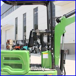 Mini Excavator 1 Ton 13.5hp B&S EPA Gas Engine Tracked Crawler Digger Free Ship