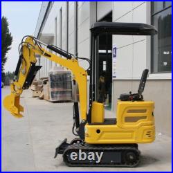 Mini Excavator 1 Ton 13.5hp Mini Digger Crawler Track Gas EPA Engine USA Stock