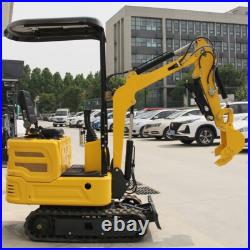 Mini Excavator 1 Ton 13.5hp Mini Digger Crawler Track Gas EPA Engine USA Stock