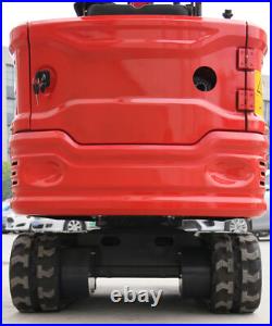 Mini Excavator 1 Ton Digger 11.5hp Diesel Tracked Crawler Kubota EPA Engine USA