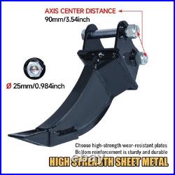 Mini Excavator 1 Ton Digger 12hp Gas Tracked Crawler RATO EPA Engine Thumb clip