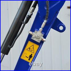 Mini Excavator 1 Ton Digger 12hp Gas Tracked Crawler RATO EPA Engine Thumb clip