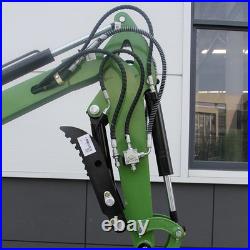 Mini Excavator 1 Ton Digger 13.5hp Gas Tracked Crawler B&S EPA Engine Free Ship