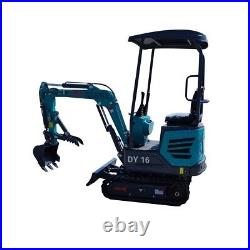 Mini Excavator 1 Ton Digger Engine Tracked Crawler Hydraulic B&S Gas
