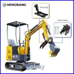 Mini Excavator 1 Ton Digger For Farm 13.5hp Gas Tracked Crawler B&S EPA Engine Mini Excavator 1 Ton Digger For Farm 13.5hp Gas Tracked Crawler B&S EPA Engine