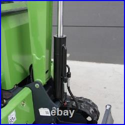 Mini Excavator 1 Ton with Hydraulic Thumb, 3 Attachments, 13.5HP Free Shipping