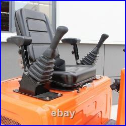 Mini Excavator 1-ton 13.5hp Gas Tracked Crawler B&S Engine, wooden crate packagi