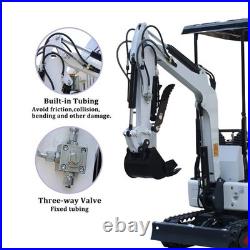 Mini Excavator 2200lbs Tracked Diggers 13.5HP B&S Gas Engine EPA Free Ship USA