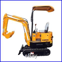 Mini Excavator. 8 Ton (1600lbs) 11.8 hp Brand New with 7 Attachments