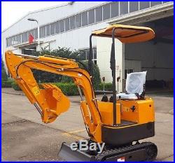Mini Excavator. 8 Ton (1600lbs) 11.8 hp Brand New with 7 Attachments