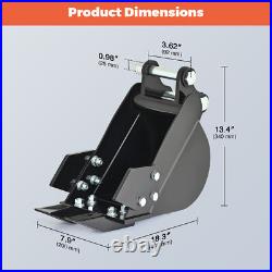 Mini Excavator Attachment 200mm Narrow Bucket Trenching Bucket For 1-2Ton Digger