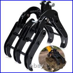 Mini Excavator Attachment Grapple Wood Grabber for Grabbing Scrapping Piling