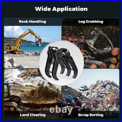 Mini Excavator Attachment Grapple Wood Grabber for Grabbing Scrapping Piling