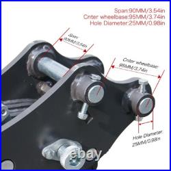 Mini Excavator Attachment Machinical Quick Hitch Auger Plain Bucket US Stock