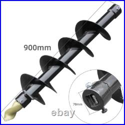 Mini Excavator Attachment Machinical Quick Hitch Auger Plain Bucket US Stock