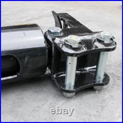 Mini Excavator Attachment Machinical Quick Hitch Auger Plain Bucket US Stock