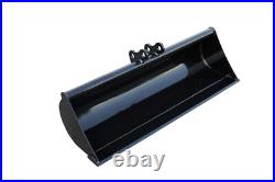 Mini Excavator Attachment Machinical Quick Hitch Auger Plain Bucket US Stock