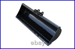 Mini Excavator Attachment Machinical Quick Hitch Auger Plain Bucket US Stock