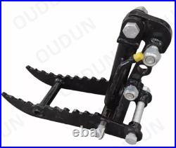 Mini Excavator Attachment Three Holes Hydraulic Clip Thumb for Small Digger
