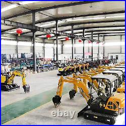 Mini Excavator Crawler Digger 1.5Ton Digger 13.5hp B&S Gas EPA + Hydraulic Thumb