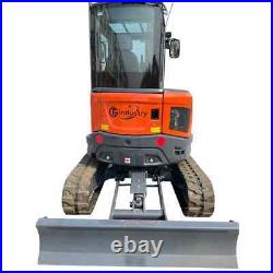 Mini Excavator Digger 25 HP 4 ton Tracked Crawler B&S Kubota Engine Backhoe