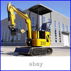 Mini Excavator FREE SHIPPING Chassis Extension And Boom Side Swing EPA 13.5hp