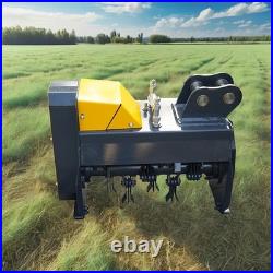 Mini Excavator Flail Mower 600mm Cutting Width for 0.8-3T Machines Hydraulic B