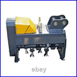 Mini Excavator Flail Mower 600mm Cutting Width for 0.8-3T Machines Hydraulic B