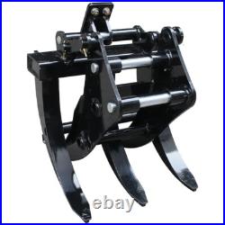 Mini Excavator Grab Bucket Attachment for 0.8-1.5T Excavator Free Shipping NEW