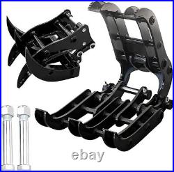 Mini Excavator Grabber Attachments Wood Grabber for 1 ton -1.5 ton Small Digger