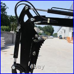 Mini Excavator Hydraulic 1Ton 13.5HP Tracked Crawler Small Digger USA Stock New