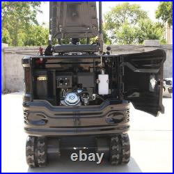 Mini Excavator Hydraulic 1Ton 13.5HP Tracked Crawler Small Digger USA Stock New