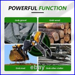 Mini Excavator Hydraulic Thumb 1-3Ton Universal Fit Quick Attach FREE SHIP