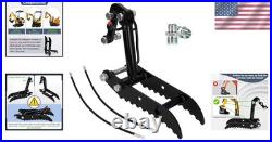 Mini Excavator Hydraulic Thumb 3-Hole L-Shaped Bracket 800kg-2500kg