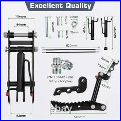 Mini Excavator Hydraulic Thumb 3-Hole L-Shaped Bracket 800kg-2500kg