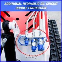 Mini Excavator Hydraulic Thumb Clip 13.5HP Skid Steer Loader B&S Engine US