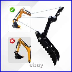 Mini Excavator Hydraulic Thumb Grab 3-Hole For 0.8-2 Ton Heavy Duty Clamp
