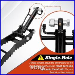Mini Excavator Hydraulic Thumb Kit for Bobcat Up to 3.5 Tons Heavy Duty