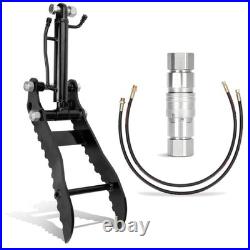 Mini Excavator Hydraulic Thumb for Bobcat 3 Ton Heavy Duty with Hose Kit