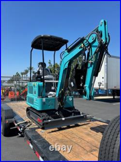 Mini Excavator KUBOTA Diesel 4000lbs 1.8 Ton Super Power Mini Digger Free ship