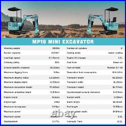 Mini Excavator, Kubota Diesel Engine, 11.23HP Detachable Roof, Free Delivery