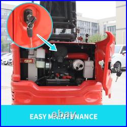 Mini Excavator Kubota Engine 1Ton Digger Diesel 11.5 HP Hydraulic Crawler USA Sa Mini Excavator Kubota Engine 1Ton Digger Diesel 11.5 HP Hydraulic Crawler USA Sa