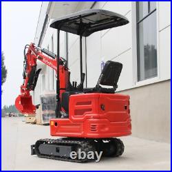 Mini Excavator Kubota Engine 1Ton Digger Diesel 11.5 HP Hydraulic Crawler USA Sa Mini Excavator Kubota Engine 1Ton Digger Diesel 11.5 HP Hydraulic Crawler USA Sa