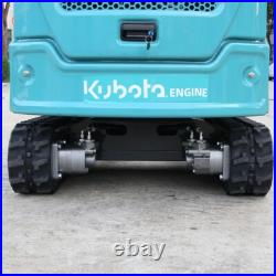 Mini Excavator Kubota Engine 1.8 Tons Diesel Hydraulic Thumb Clamp 2025 New