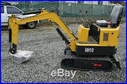 Mini Excavator, NEW, EPA certified USA gas engine. W Attachments, auger, roof