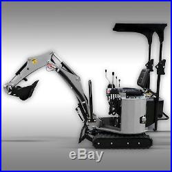 Mini Excavator, NEW, incld. 7 12 24 buckets and grappler and tooth, Trencher